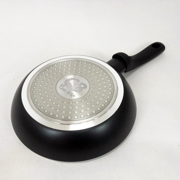 Сковорода для приготування Con Brio СВ-2022 20 см, Сковорода фірмова з ручкою алюміній PJ-21