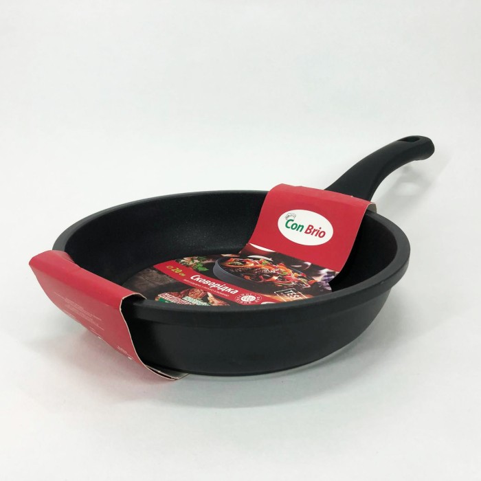 Зручна сковорода для щоденного використання Con Brio СВ-2025 20 см, Сковорода з алюмінієвим корпусом XU-77
