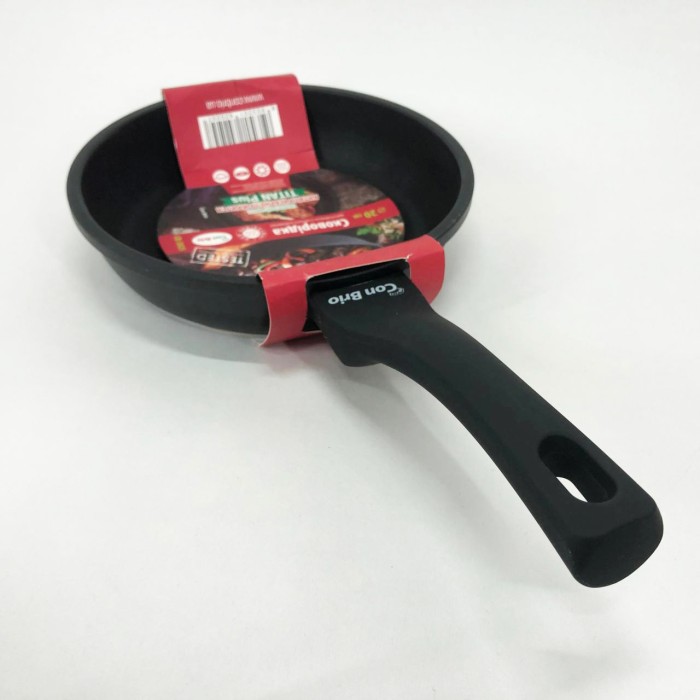 Зручна сковорода для щоденного використання Con Brio СВ-2025 20 см, Сковорода з алюмінієвим корпусом XU-77