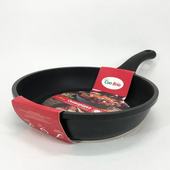 Антипригарна сковорода для овочів Con Brio СВ-2425 24 см, Сковорода універсальна для дому VH-47