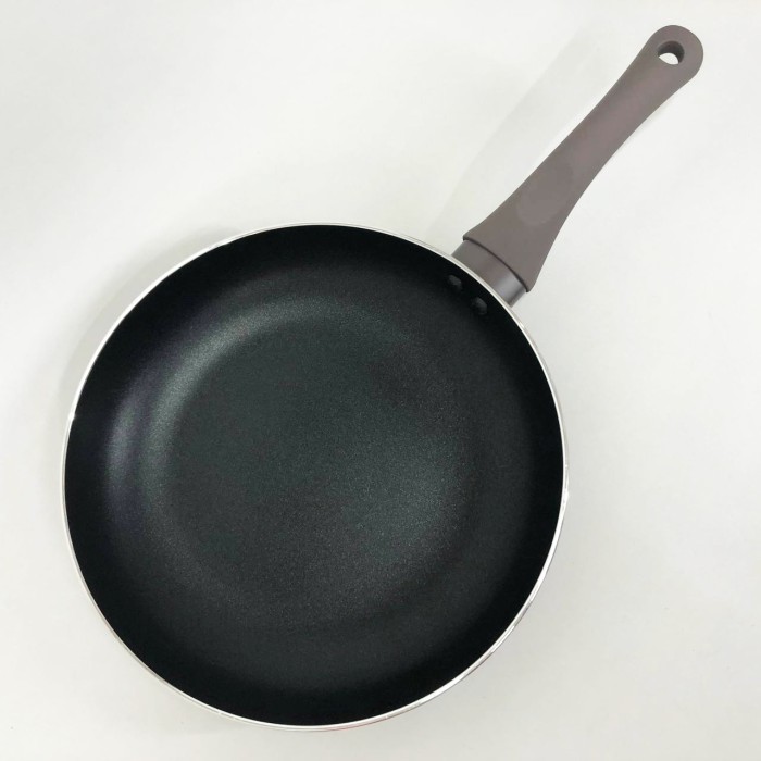 Легка сковорода для повсякденного використання WELL DONE WD-1014B 24 см, Сковорода зручна на кухню BP-97