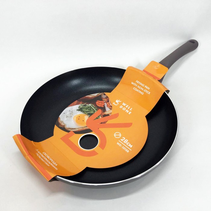 Сковорода для кухаря, Кулінарна сковорода з антипригарним покриттям з ручкою алюміній OQ-14