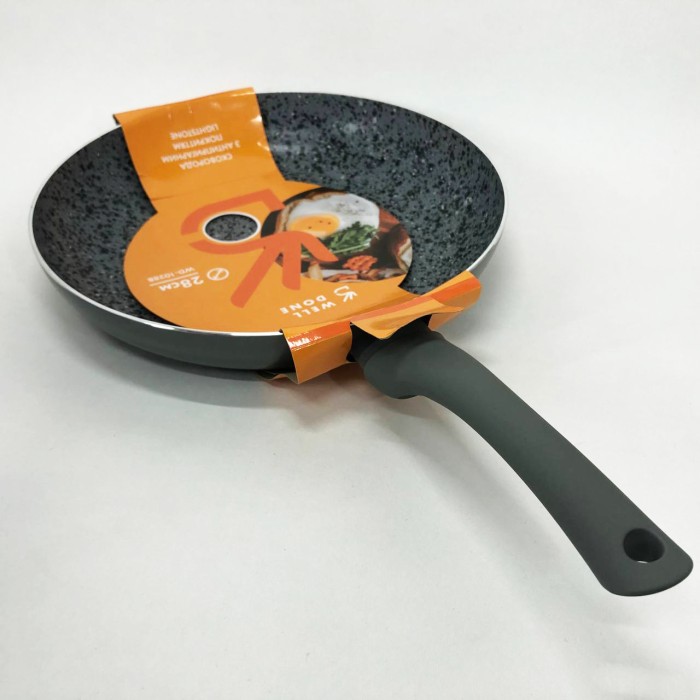 Практична сковорідка Well Done WD-1028B 28 см, Сковорода для приготування на плиті FD-85