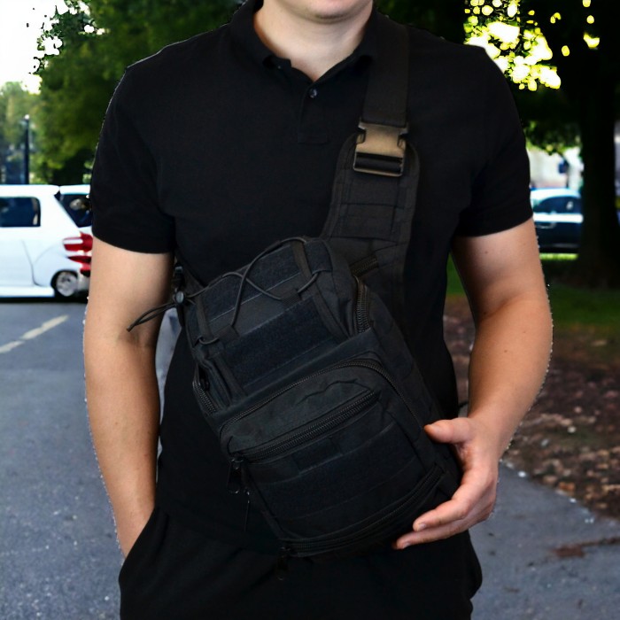 Сумки чоловічі тактичні, Чоловіча сумка через плече містка, Чоловіча сумка для тактичних цілей OC-82