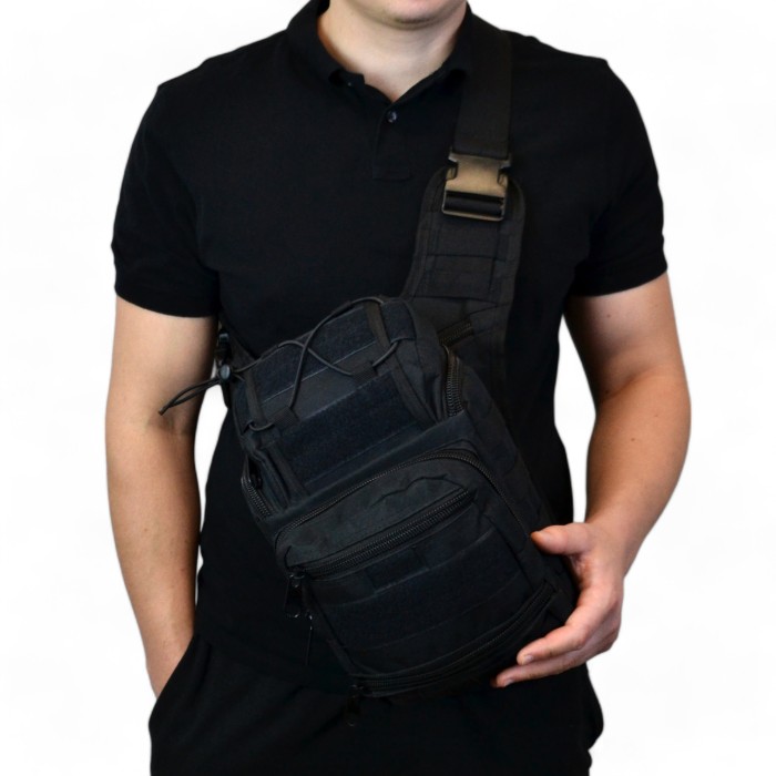 Сумки чоловічі тактичні, Чоловіча сумка через плече містка, Чоловіча сумка для тактичних цілей OC-82