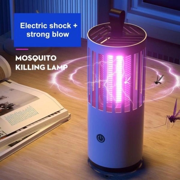 Лампа-пастка для комарів Побутова із зарядкою від Usb 1001 MOSQUITO KT-515 LAMP, портативна