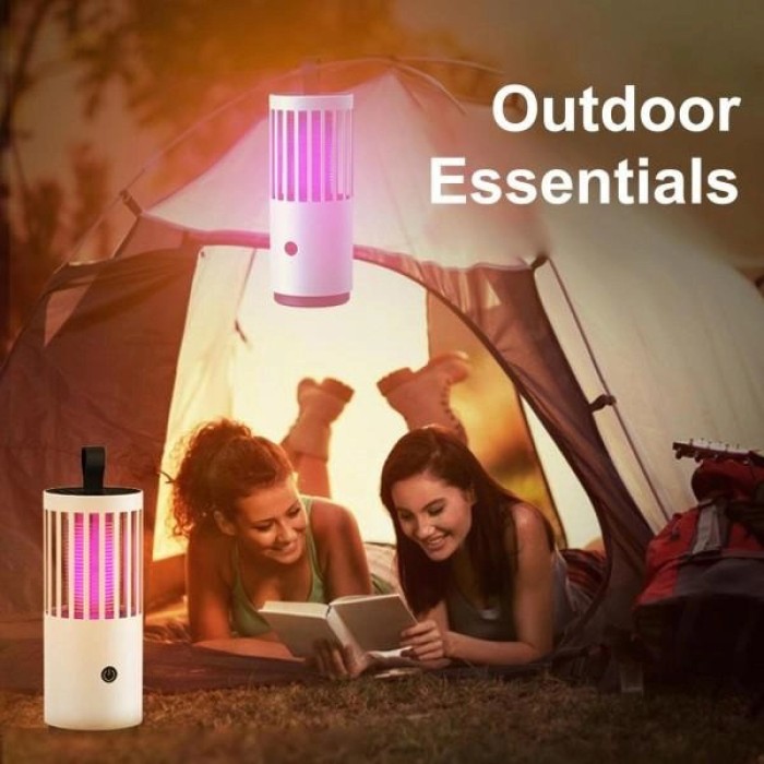 Лампа-пастка для комарів Побутова із зарядкою від Usb 1001 MOSQUITO LAMP, портативна CI-82