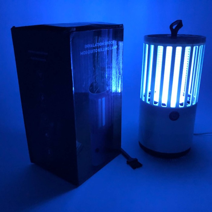 Лампа-пастка для комарів Побутова із зарядкою від Usb 1001 MOSQUITO LAMP, портативна CI-82