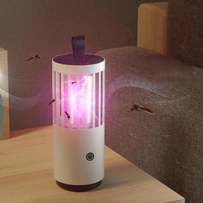 Лампа-пастка для комарів Побутова із зарядкою від Usb 1001 MOSQUITO LAMP, портативна KE-91