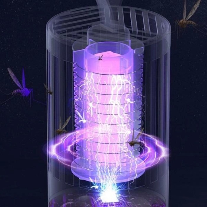 Лампа-пастка для комарів Побутова із зарядкою від Usb 1001 MOSQUITO LAMP, портативна ZD-45