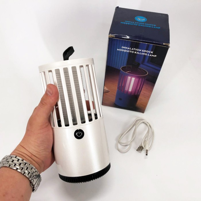 Лампа-пастка для комарів Побутова із зарядкою від Usb 1001 MOSQUITO LAMP, портативна ZD-45