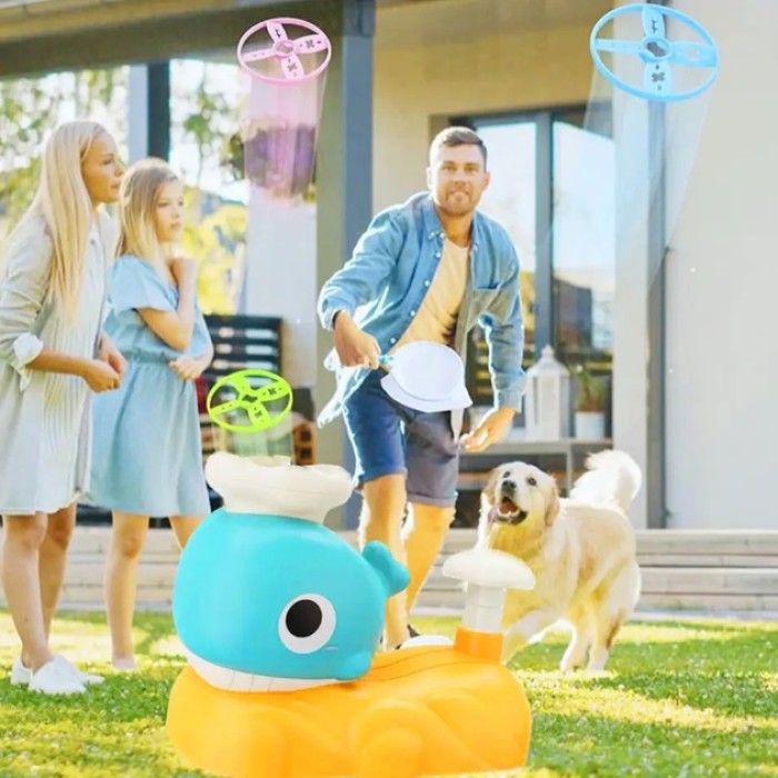 Інтерактивна дитяча іграшка літаюча тарілка фрісбі Small Whale SD-79