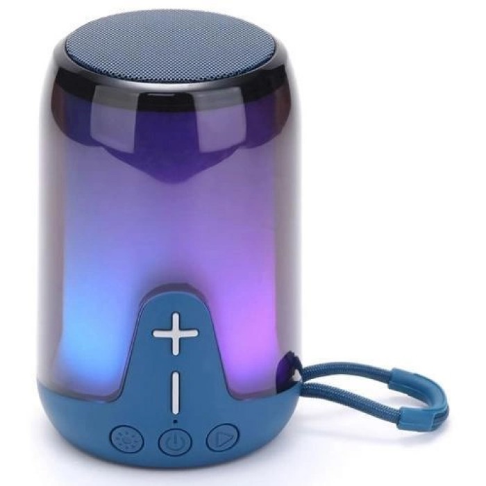 Bluetooth колонка з якісним звуком і підсвічуванням TG652, Музична колонка з блютузом і флешкою UZ-10