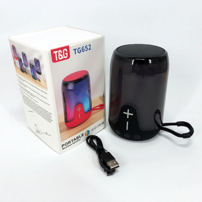 Bluetooth колонка з динамічним підсвічуванням TG652, Міні-колонки з підсвічуванням XL-82