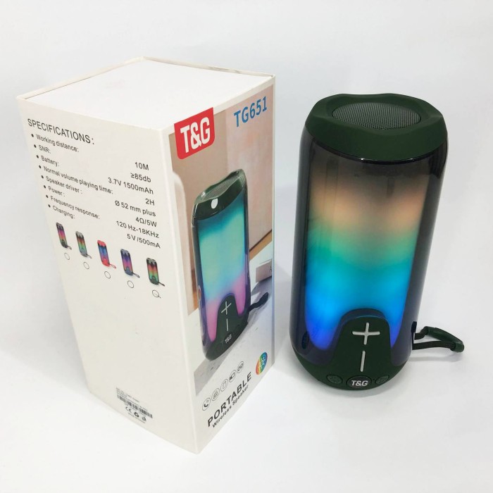 Блютуз колонка для пляжу TG651, Колонка для любителів активного відпочинку, Блютуз аудіо приймач YU-94