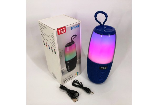 Колонки для музики вдома TG644, Портативна bluetooth колонка музична, Bluetooth стерео колонка з радіо QZ-66