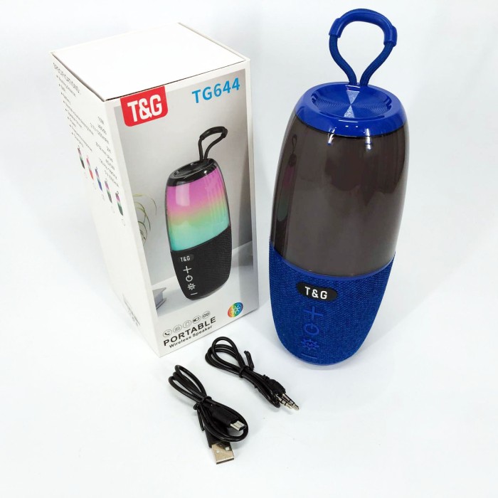 Колонки для музики вдома TG644, Портативна bluetooth колонка музична, Bluetooth стерео колонка з радіо QZ-66