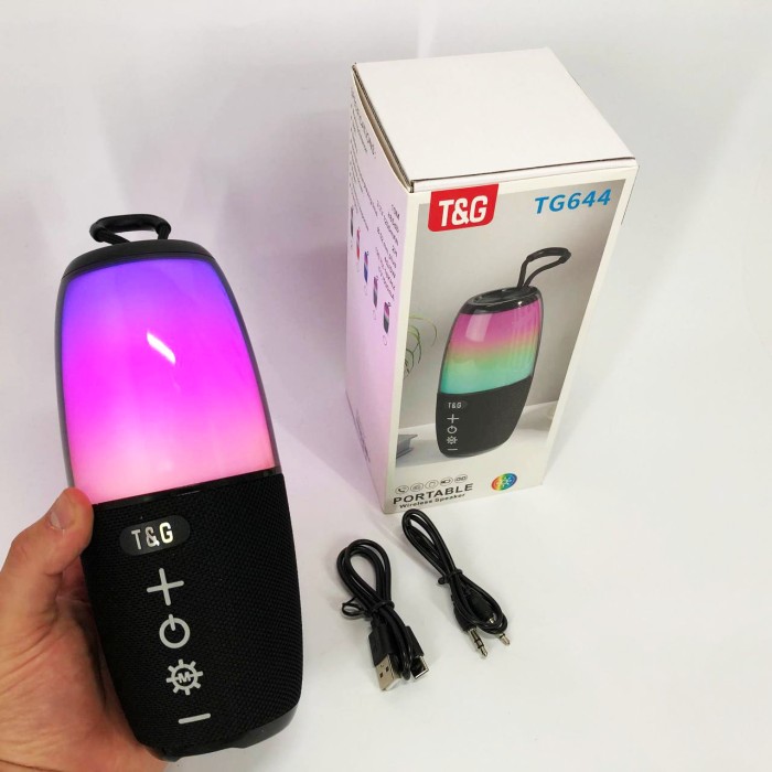 Колонка для вечірки на вулиці TG644, Bluetooth колонка з можливістю підключення флешки BG-90