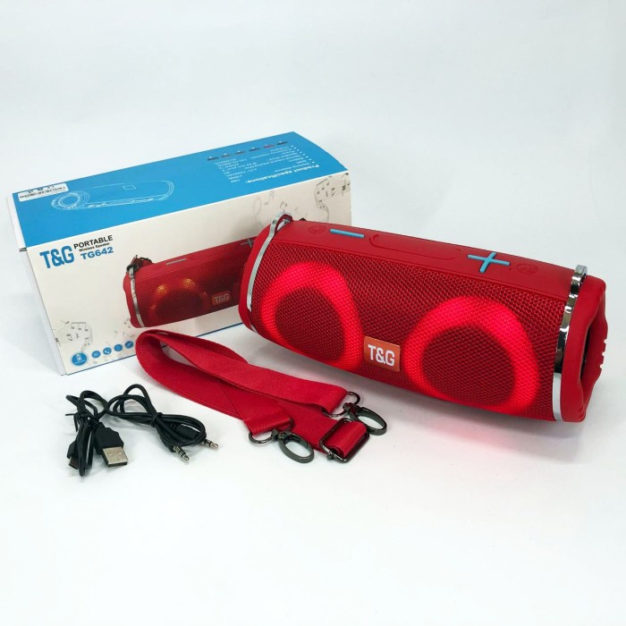 Бюджетна Bluetooth колонка TG642, Колонка портативна акумуляторна Bluetooth для вулиці AM-57