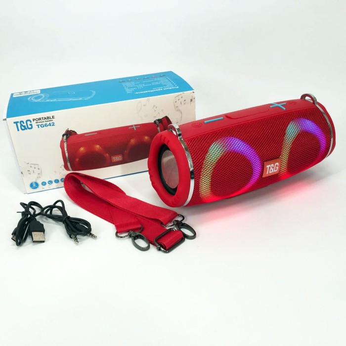 Бюджетна Bluetooth колонка TG642, Колонка портативна акумуляторна Bluetooth для вулиці AM-57