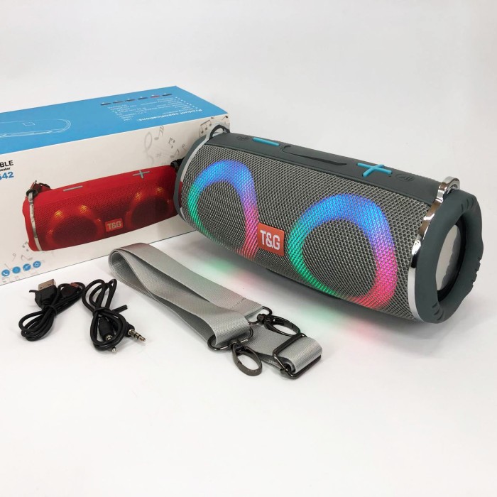 Акустичні колонки з led підсвічуванням, Bluetooth колонка радіо на ремені, Блютуз колонка для пляжу JM-99