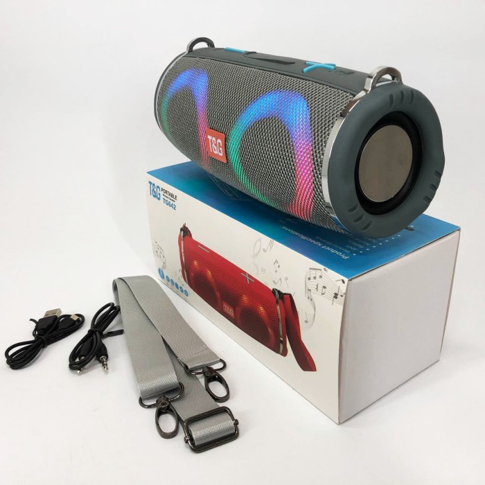 Акустичні колонки з led підсвічуванням, Bluetooth колонка радіо на ремені, Блютуз колонка для пляжу JM-99
