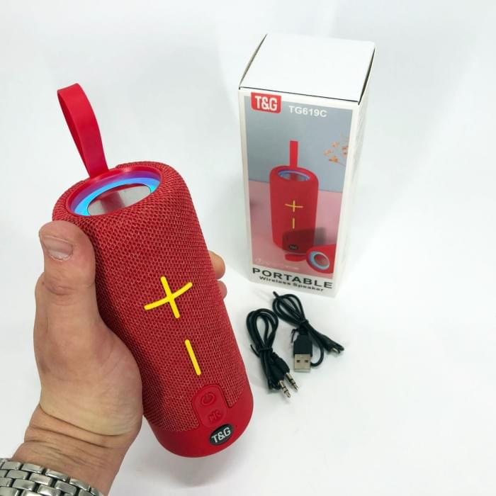 Колонка музична з підсвічуванням bluetooth TG619C, Музичні колонки для вулиці, Колонка KU-346 для музики