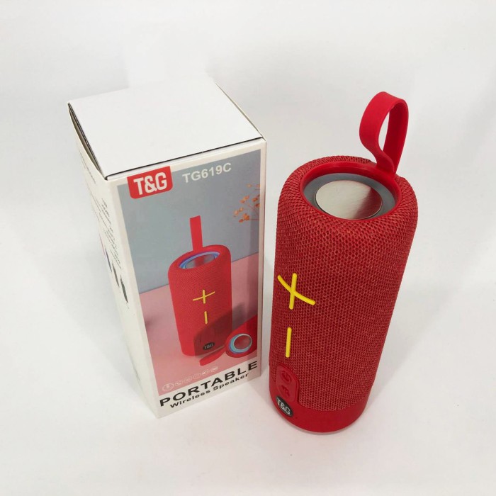 Bluetooth колонка з флешкою TG619C, Колонка з підсвічуванням і зарядкою, Недорогі портативні колонки RK-84