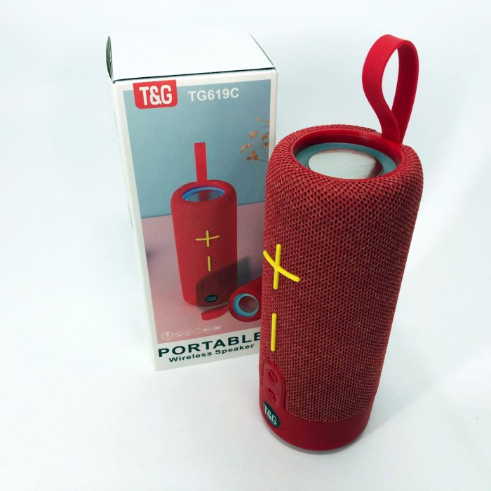 Bluetooth колонка з хорошою батареєю TG619C, Колонка з rgb світломузикою акустична для вулиці XA-41