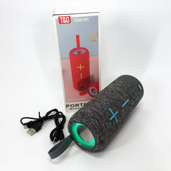 Колонка з підсвічуванням портативна TG619C, Bluetooth колонка з якісним звуком і підсвічуванням MC-97