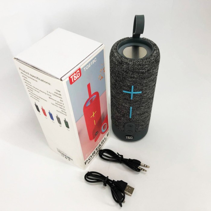 Світлова блютуз колонка з хорошим звуком TG619C, Гучна Bluetooth колонка активна акумуляторна YB-52