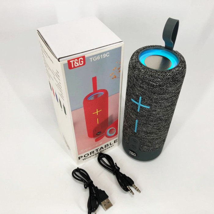 Світлова блютуз колонка з хорошим звуком TG619C, Гучна Bluetooth колонка активна акумуляторна YB-52