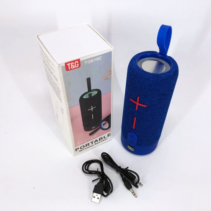 Bluetooth колонка з динамічним підсвічуванням TG619C, Bluetooth колонка з ремінцем NJ-31
