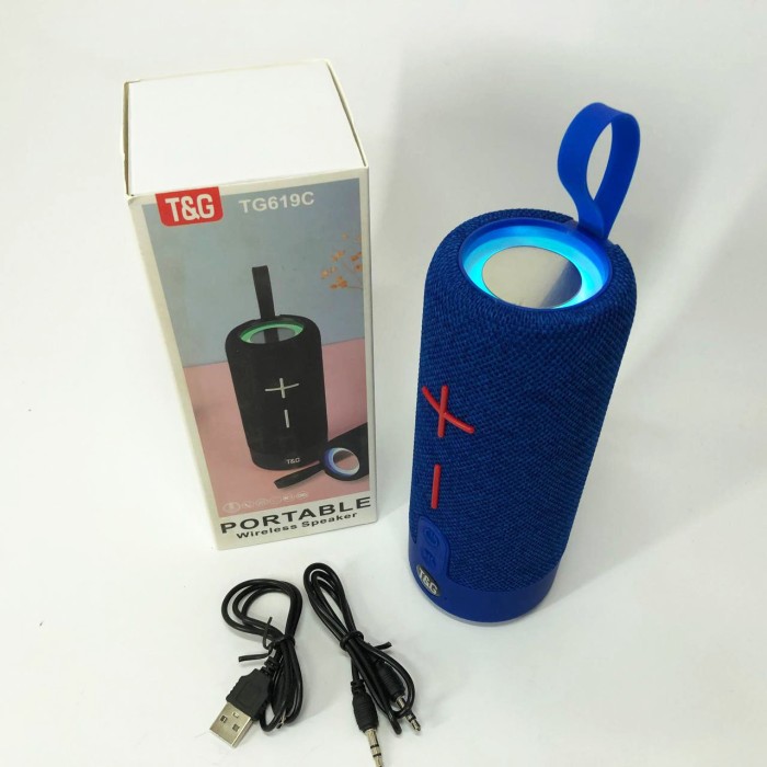 Блютуз колонка з хорошим звуком TG619C, Блютуз колонка з флешкою, Лампа XZ-184 блютуз колонка
