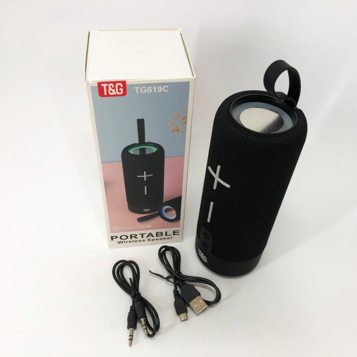 Колонка з функцією зарядки TG619C, Блютуз колонка з радіо, Колонка-динамік bluetooth OC-76