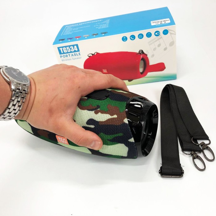 Блютуз колонка з динамічним підсвічуванням, Музичні колонки для вулиці, Об'ємний звук Bluetooth колонки CR-24