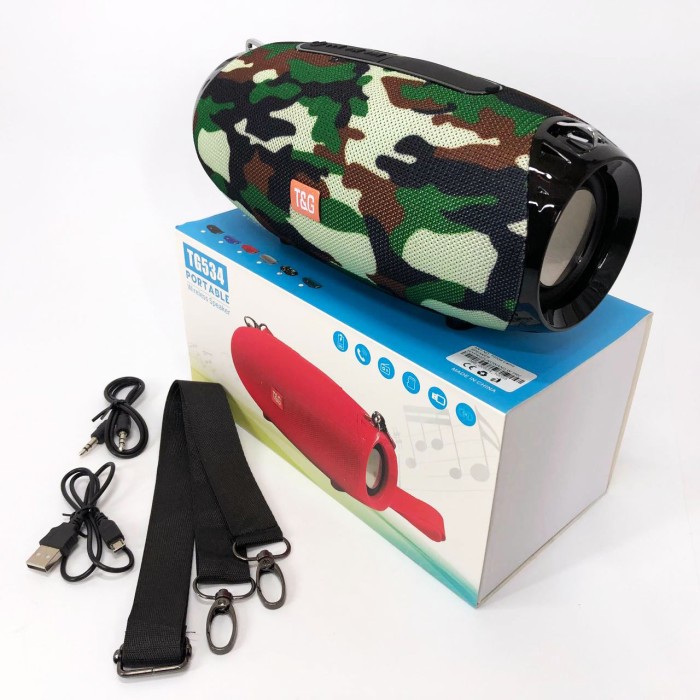 Блютуз колонка з динамічним підсвічуванням, Музичні колонки для вулиці, Об'ємний звук Bluetooth колонки CR-24