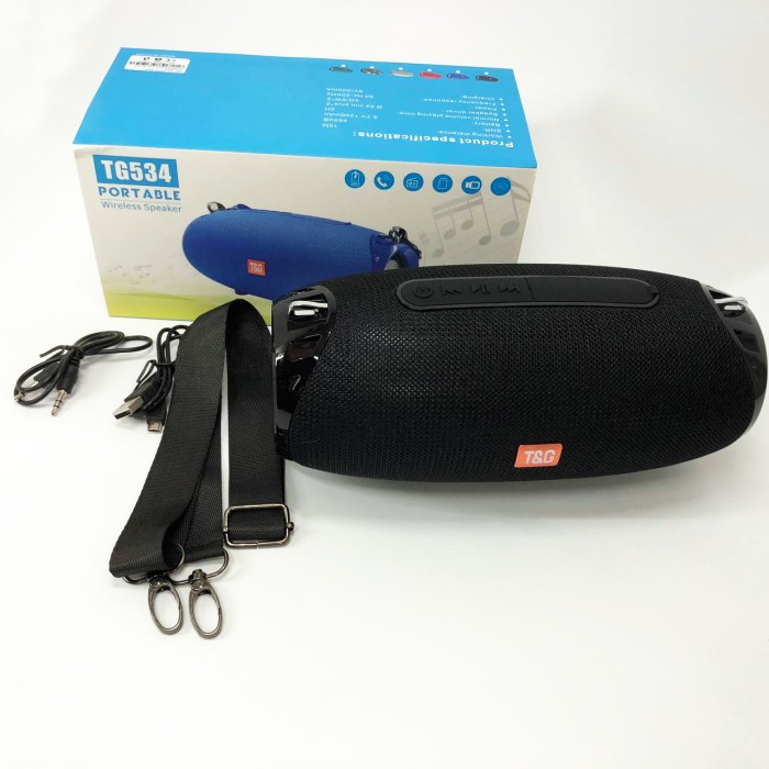 Колонка-динамік bluetooth TG534, Активна блютуз колонка, Колонки дорожні, Колонка для тусовок EM-45