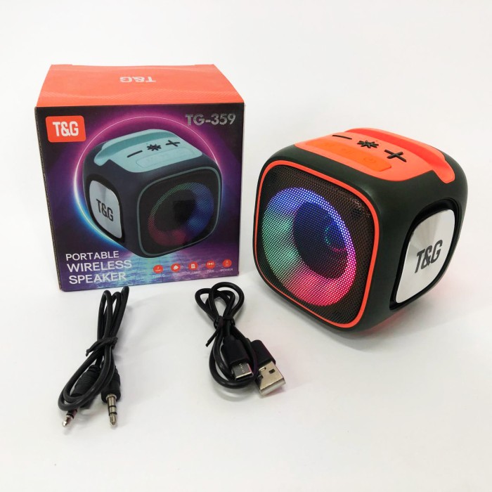 Бездротова bluetooth колонка TG359, Bluetooth музична колонка з ремінцем CW-39