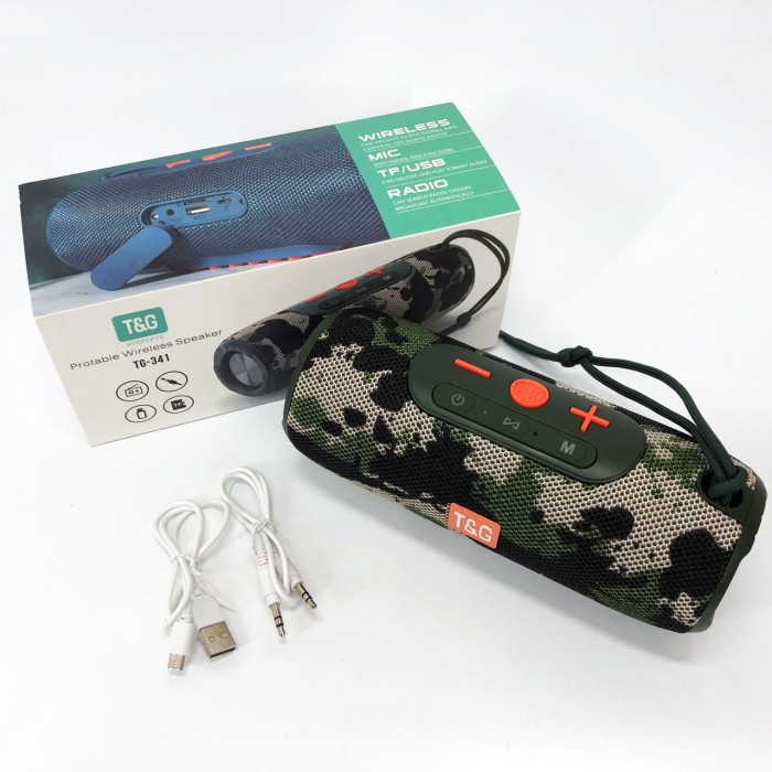 Bluetooth колонка з радіоприймачем TG341, Bluetooth колонка з флешкою Переносна для вечірки GX-27