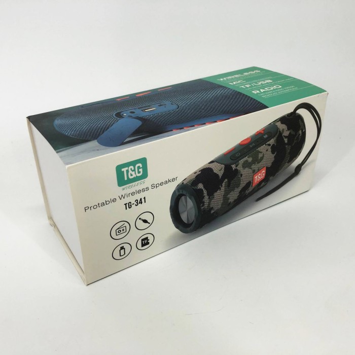 Колонки для музики вдома TG341, Bluetooth колонки з об'ємним звучанням, Колонка портативна акумуляторна AL-10