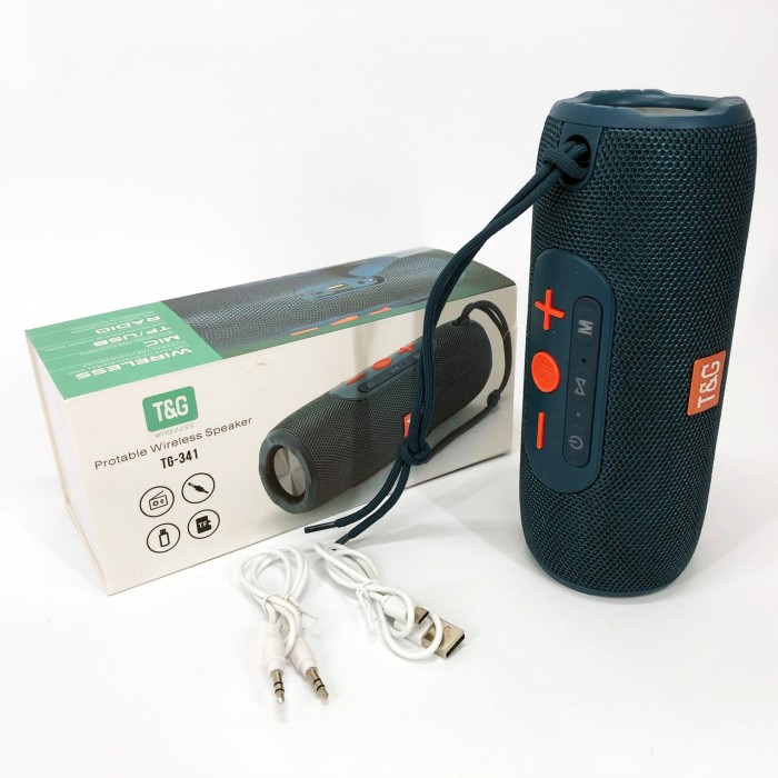 Хороша bluetooth колонка TG341, Бюджетна Bluetooth колонка стерео з радіо TA-96