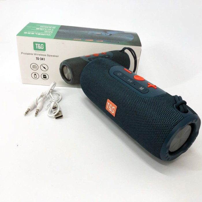 Хороша bluetooth колонка TG341, Бюджетна Bluetooth колонка стерео з радіо TA-96
