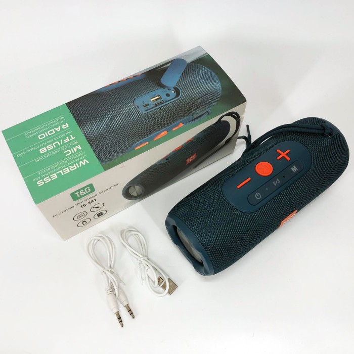 Хороша bluetooth колонка TG341, Бюджетна Bluetooth колонка стерео з радіо TA-96