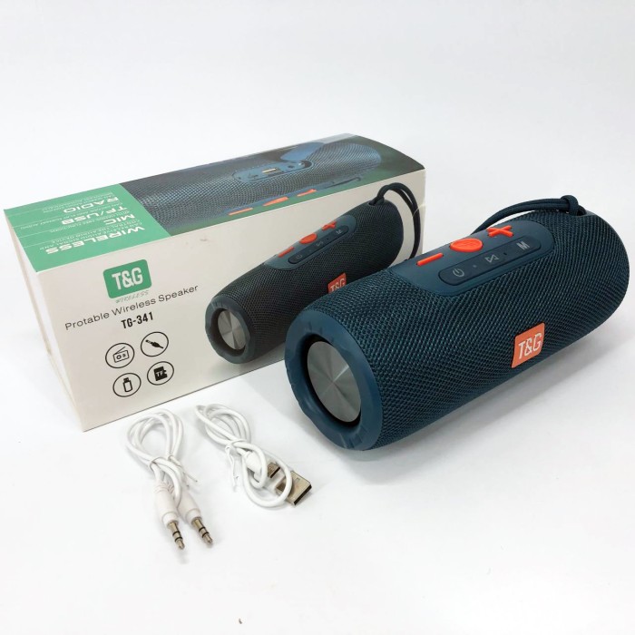 Хороша bluetooth колонка TG341, Бюджетна Bluetooth колонка стерео з радіо TA-96
