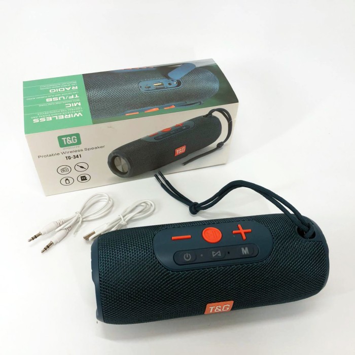 Хороша bluetooth колонка TG341, Бюджетна Bluetooth колонка стерео з радіо TA-96