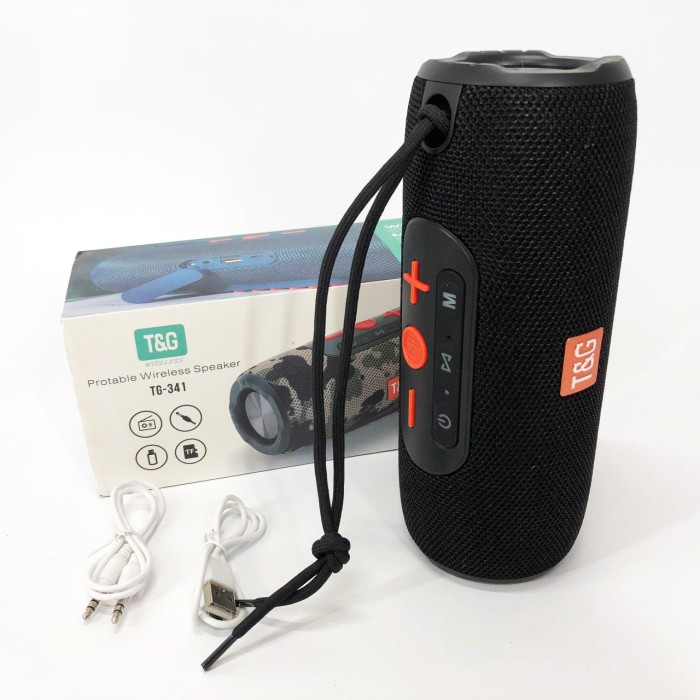 Bluetooth-колонка з usb-портом TG341, Бездротова портативна колонка для музики, Блютуз акустика з радіо TN-25
