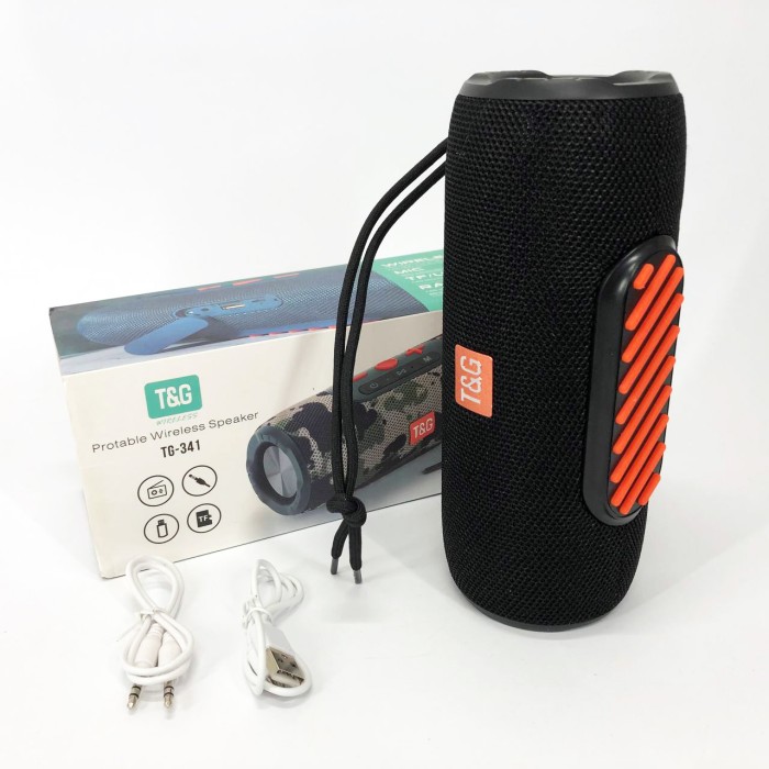 Bluetooth-колонка з usb-портом TG341, Бездротова портативна колонка для музики, Блютуз акустика з радіо TN-25