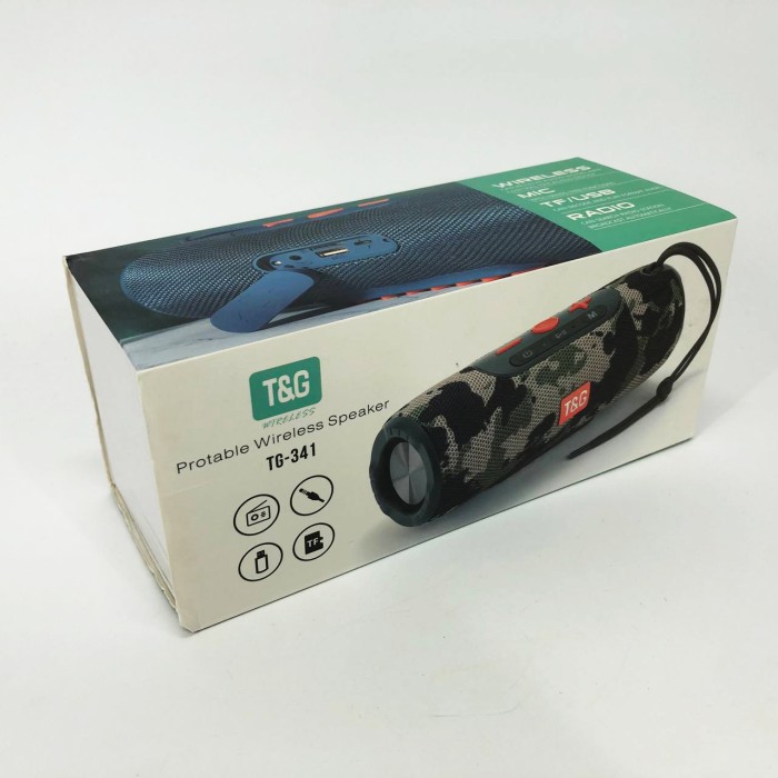 Колонка-динамік bluetooth TG341, Потужна переносна акустична колонка, Акустика AI-527 для вулиць