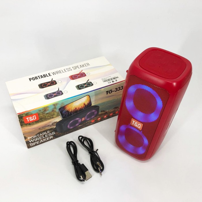Музична колонка з блютузом і флешкою TG333, Портативна колонка з Bluetooth Блютуз для пляжу XO-94